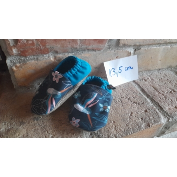 Puhatalpú cipő kék kolibris13,5 cm