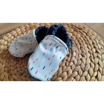 Puhatalpú cipő kék zápor 15 cm