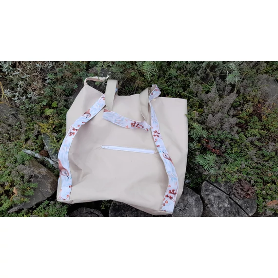 2 in 1 shopper basic madárkás
